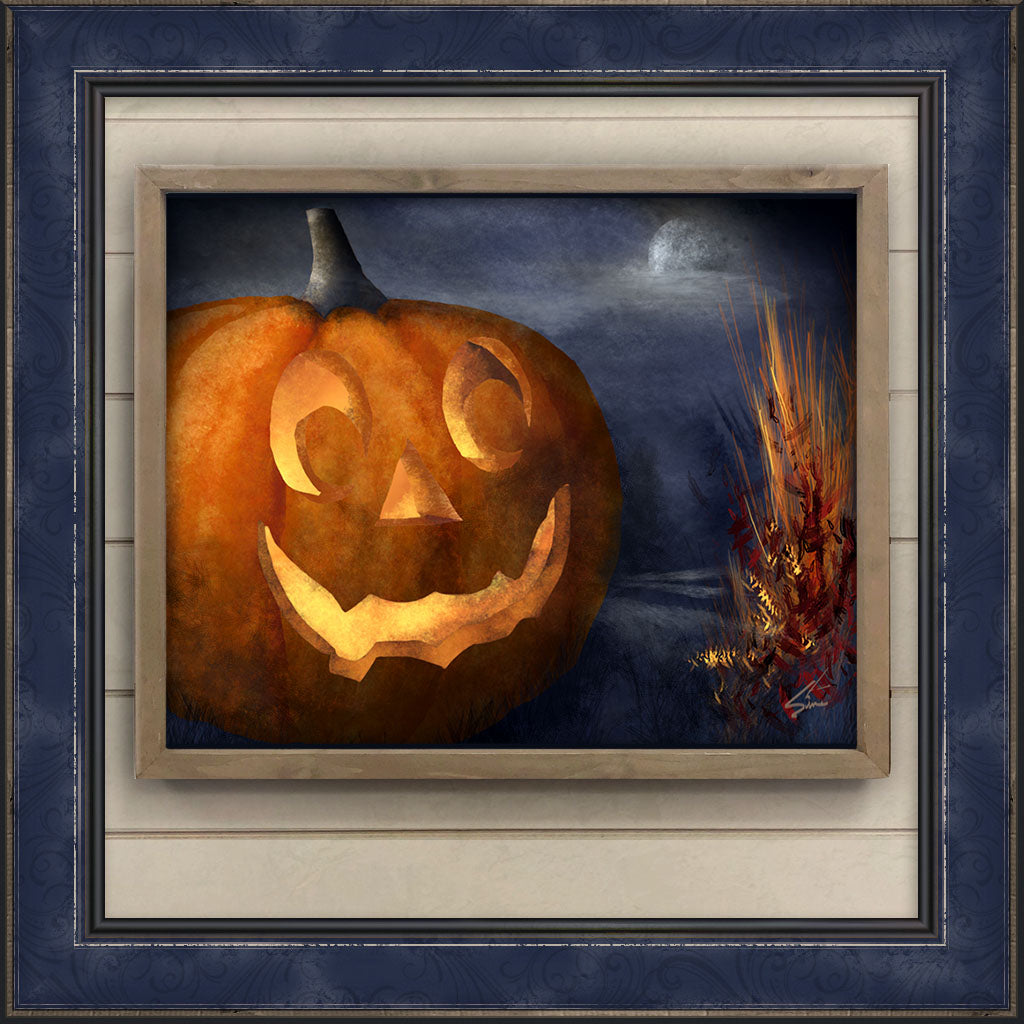 Pumpkin Jack - Halloween art Jack O'Lantern