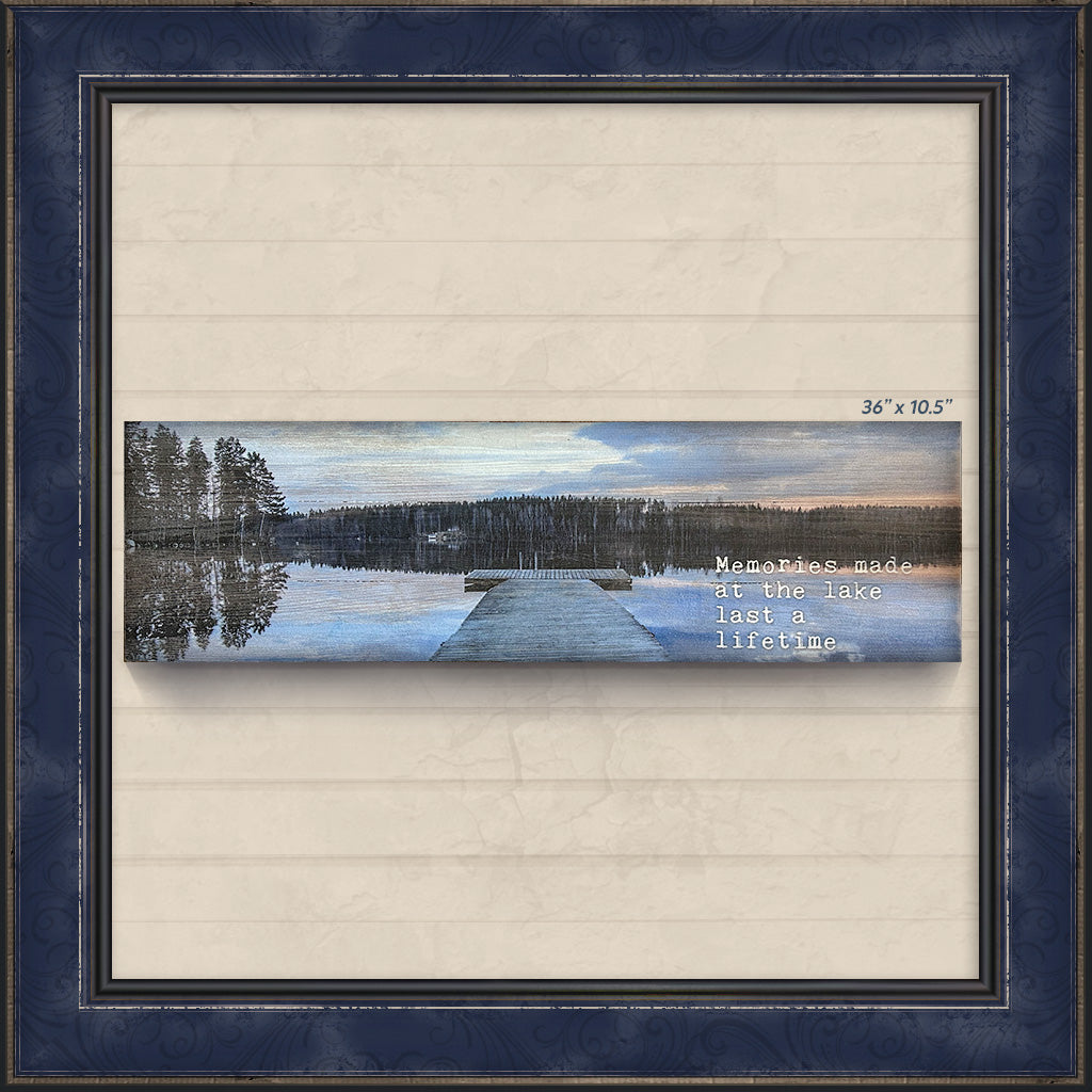 Wall Plaque - Wood Lake Cabin