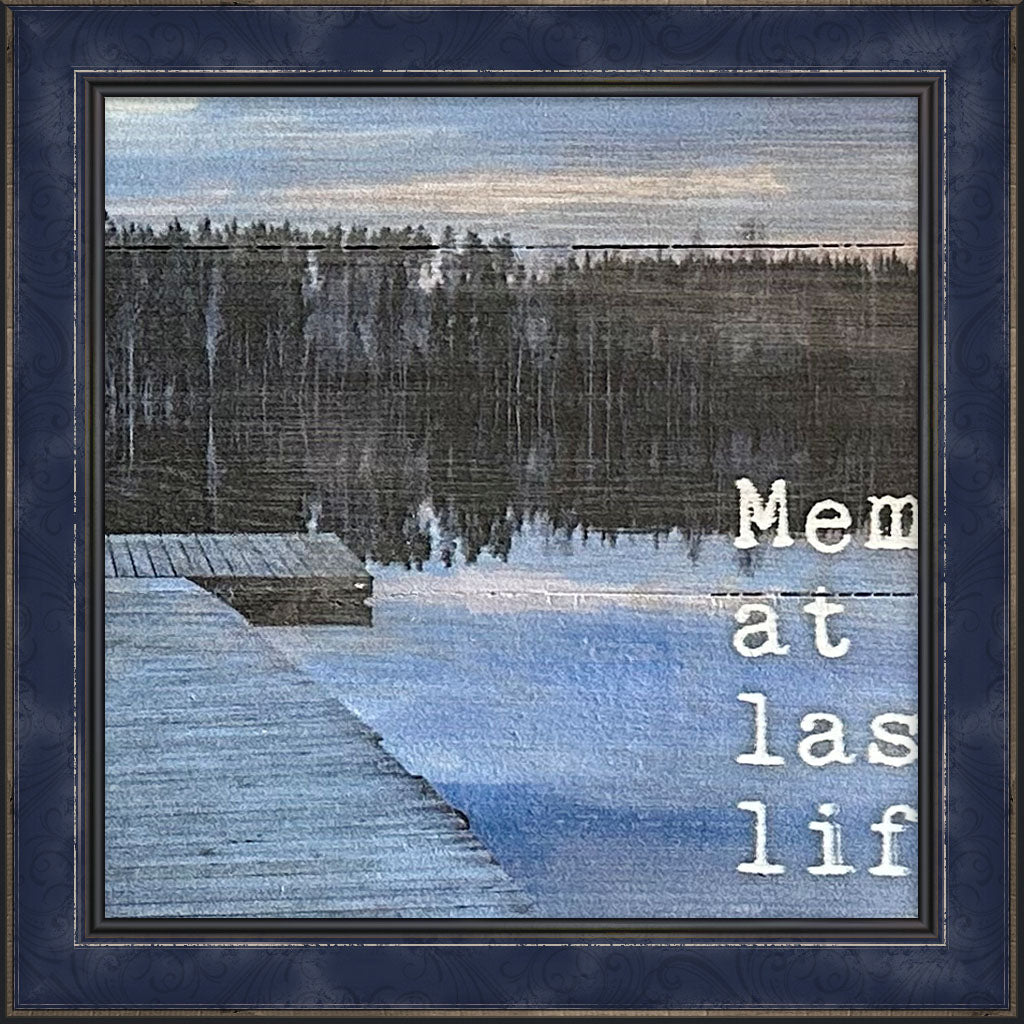 Wall Plaque - Wood Lake Cabin