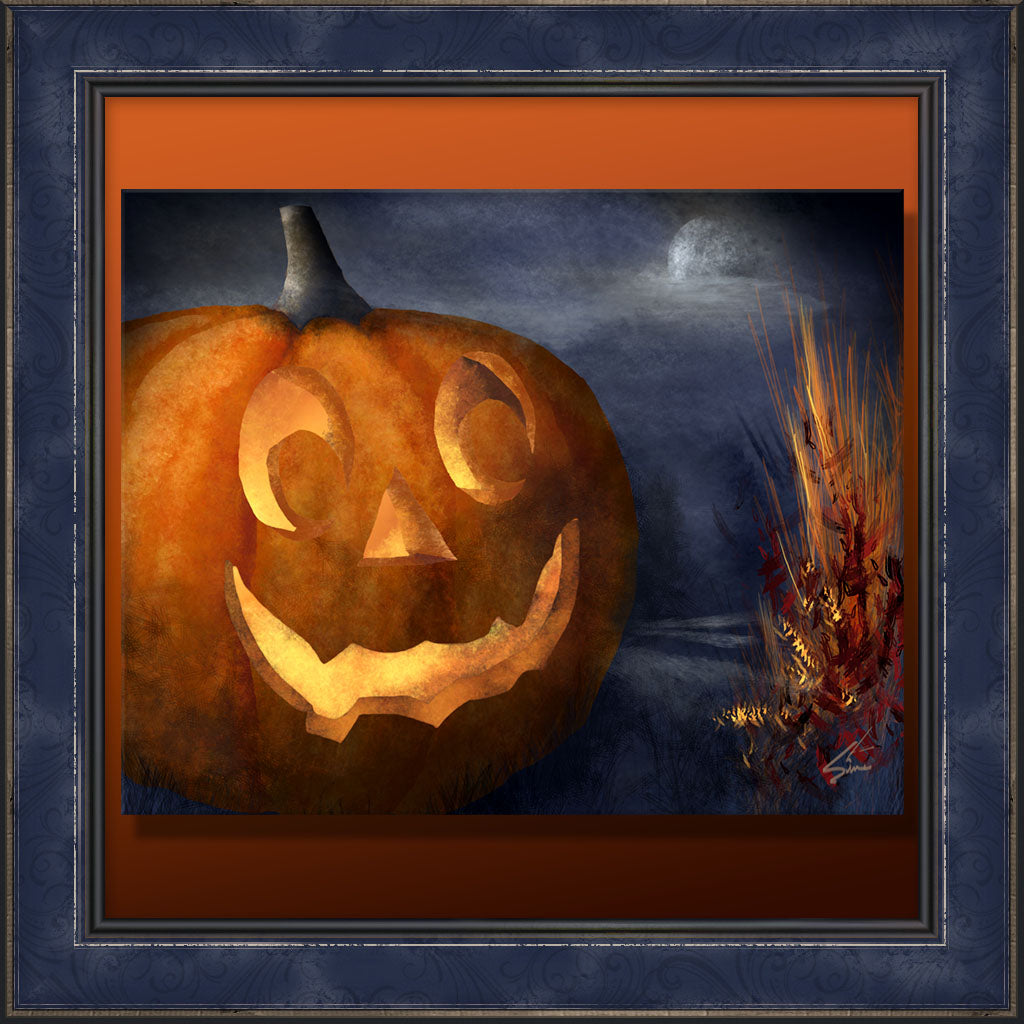 Pumpkin Jack - Halloween art Jack O&#39;Lantern