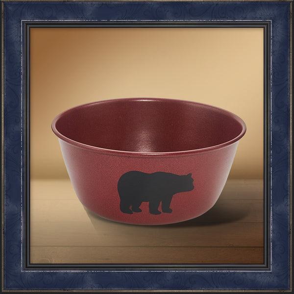Bowl - Bear Linville Enamel - Wild Mountain Trading Co