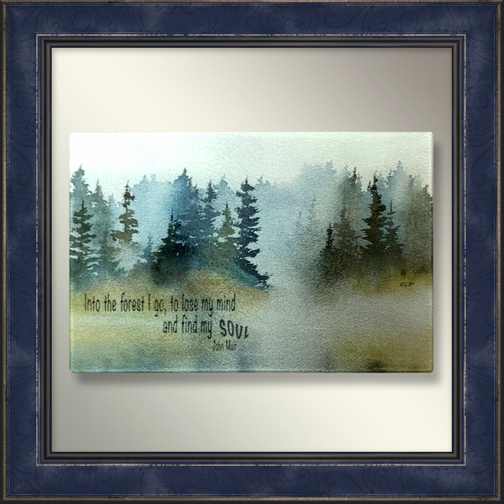 Cutting Board / Charcuterie Board - Tempered Glass Art