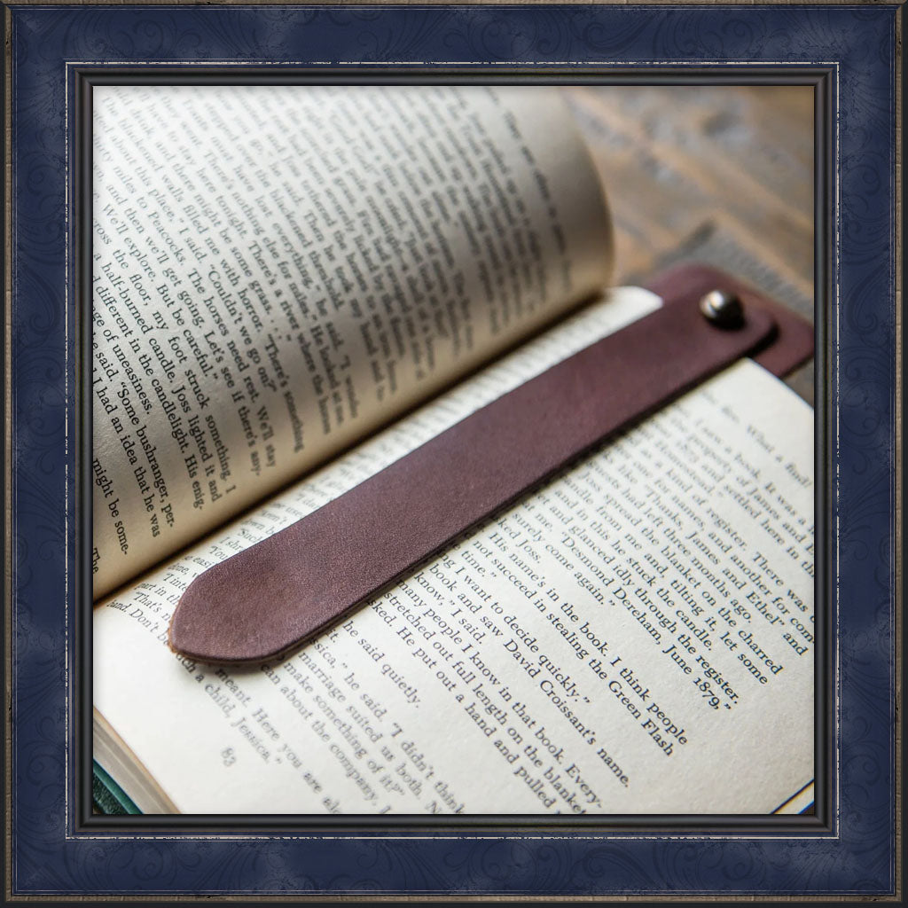 Fine Leather Double Bookmarks