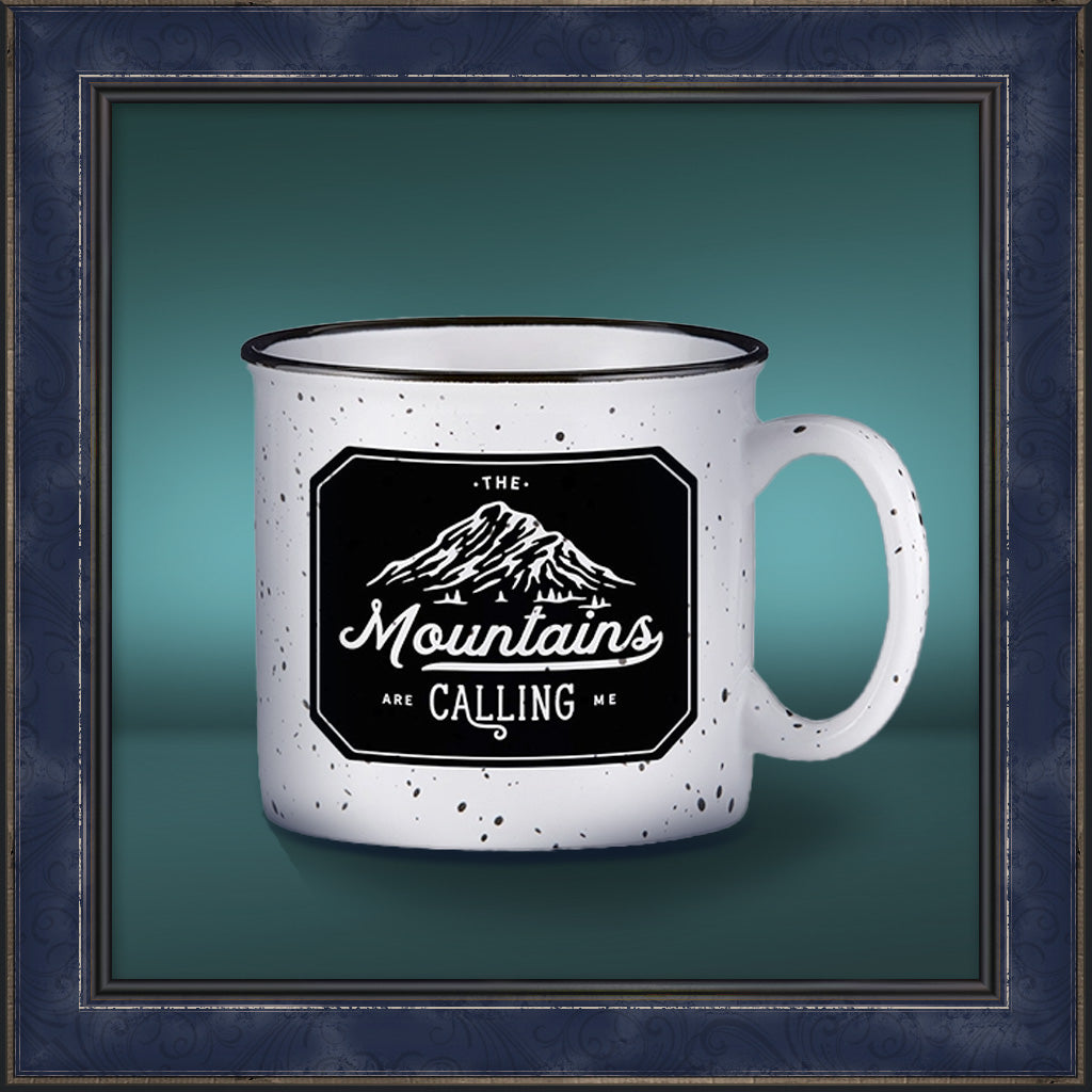 Campfire Mug, Mountains Are Calling