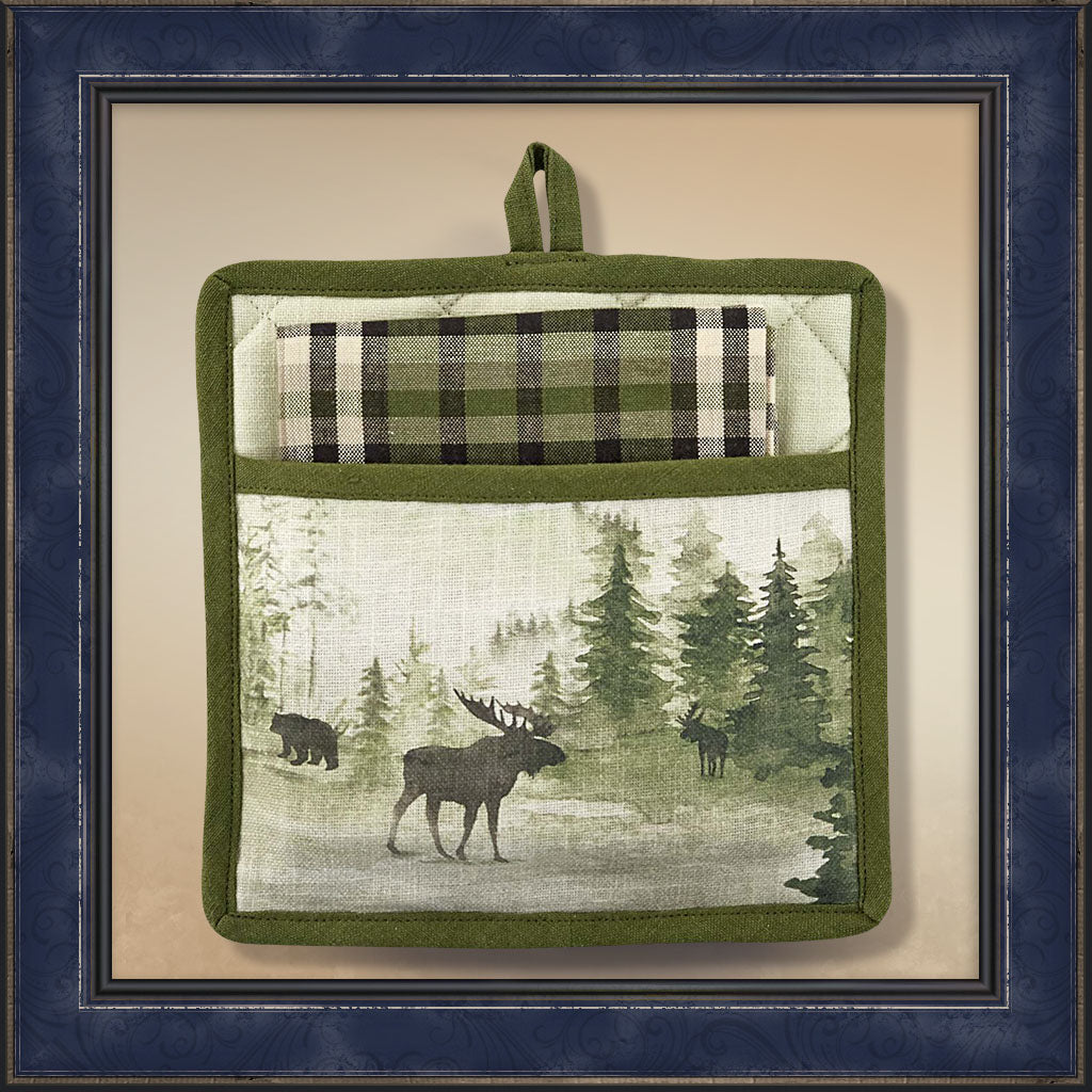 Potholder Set - Pocket Watercolor Wildlife