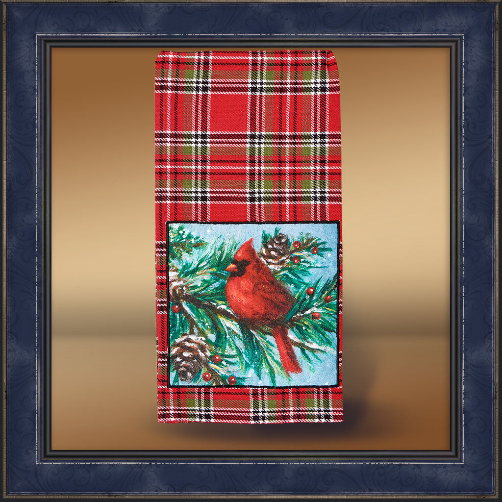 Towel - Plaid Cardinal Kitchen Towel