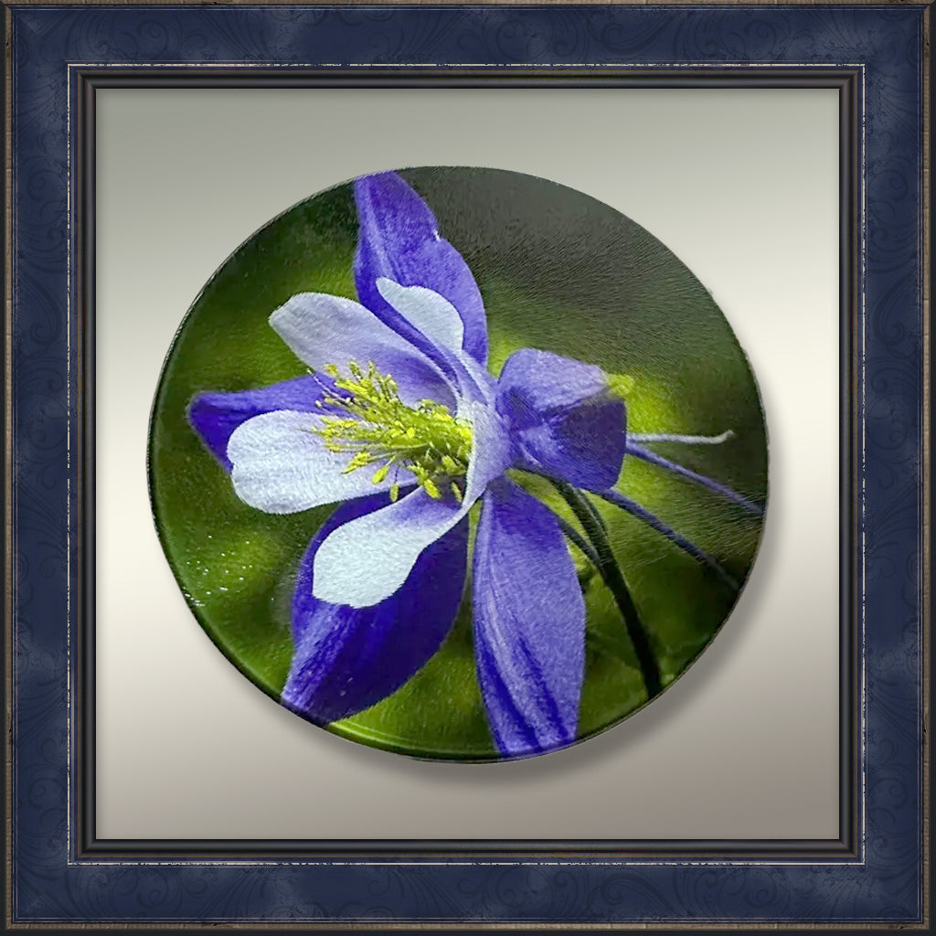 Cutting Board / Trivet Round - Tempered Glass Art