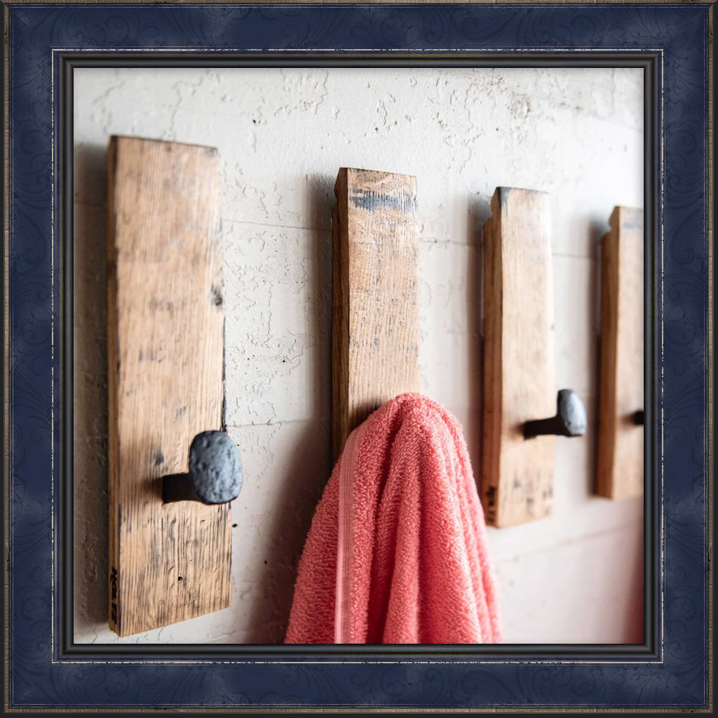 Tennessee Whiskey Barrel Stave Wall Hooks