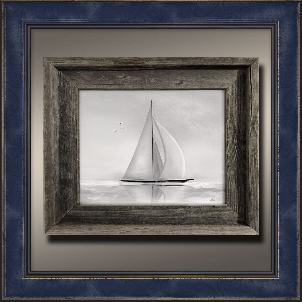 Sloop, Framed Original Art Print