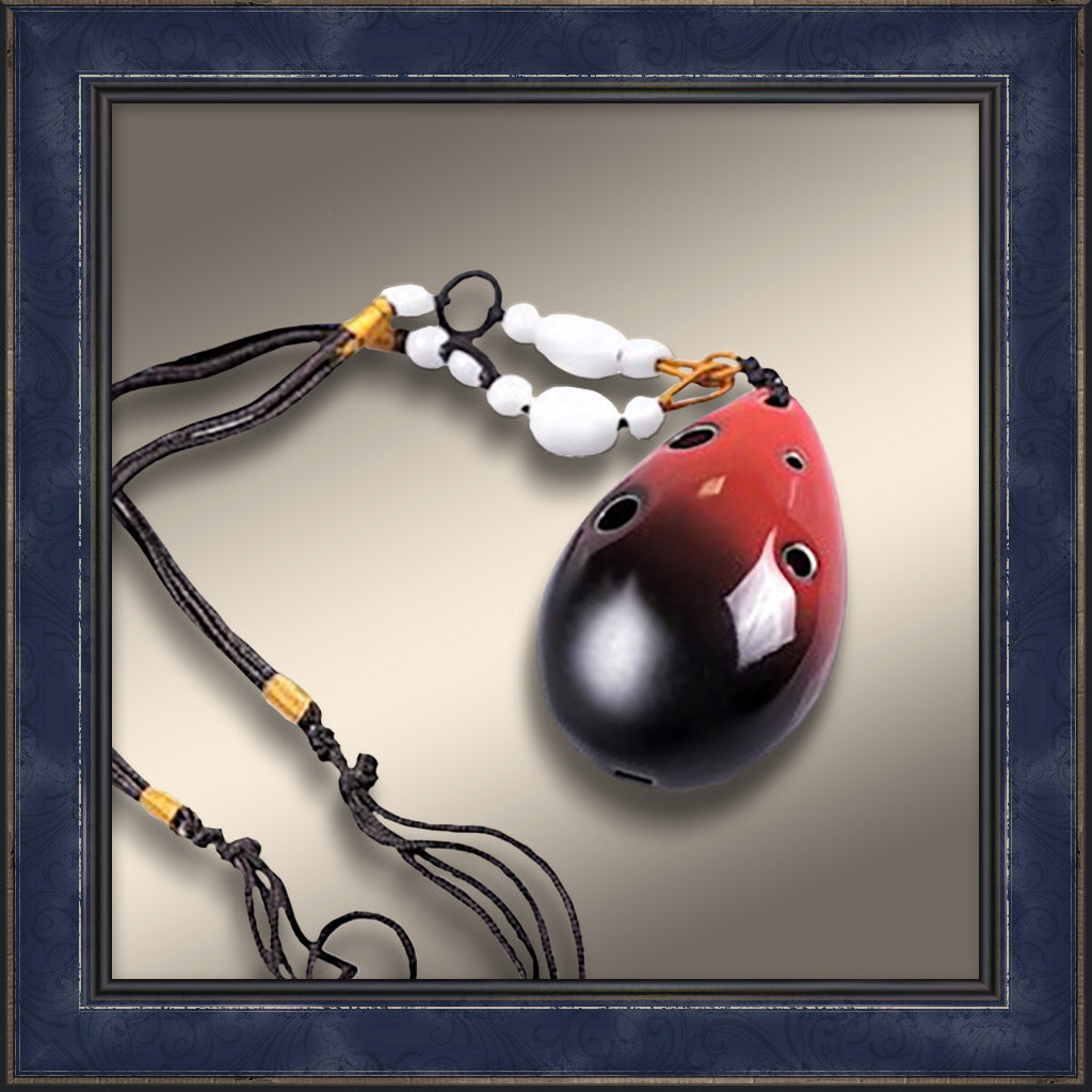 Ocarina Necklace - Red