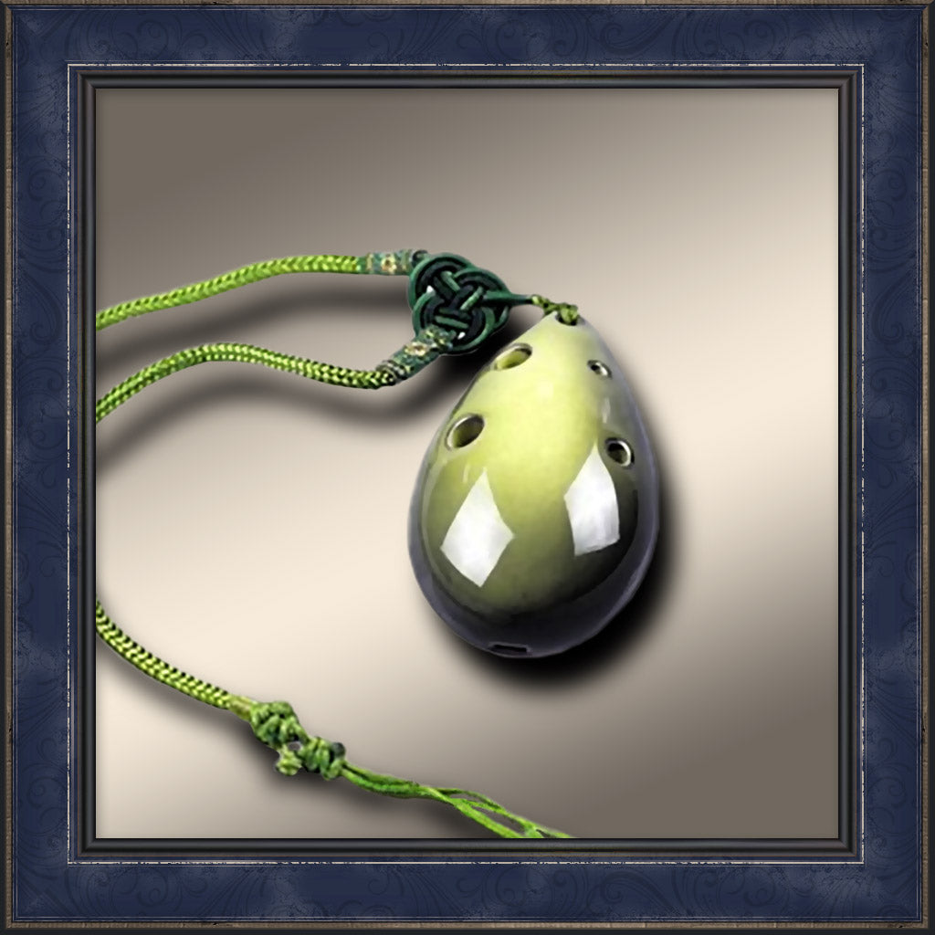 Ocarina Necklace - Green