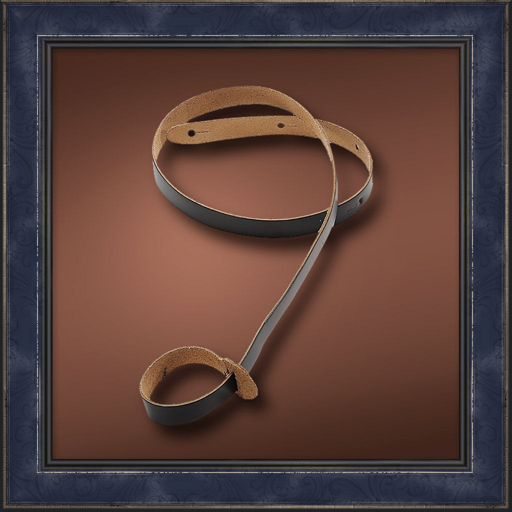 Strap Mandolin, Black Leather